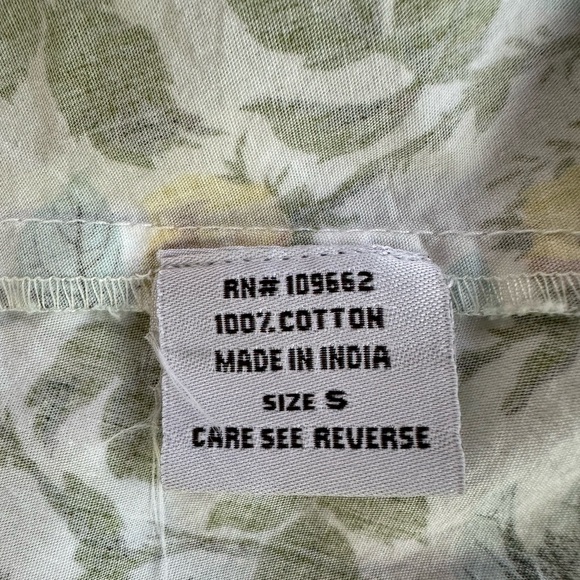 Bloomcore Floral All Cotton Summer V-Neck Dress with Pockets Boutique ~ Small - Picture 11 of 12